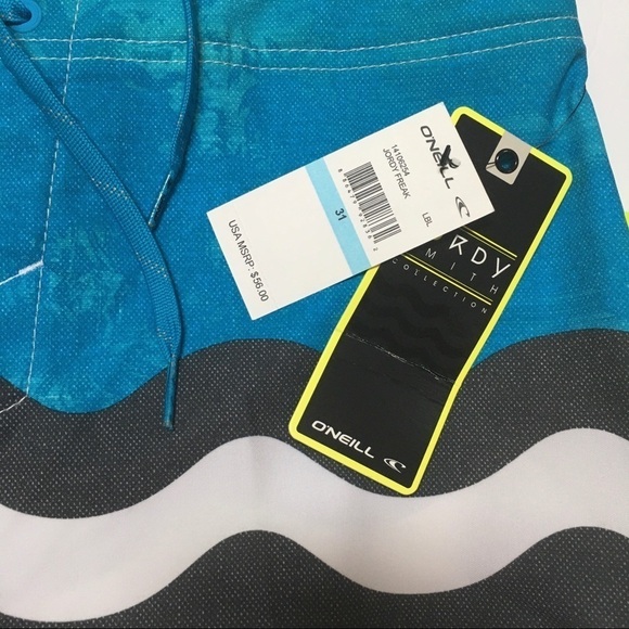 O’NEILL Jordy Smith Jordy Freak Board Shorts 31” NEW - Picture 7 of 8
